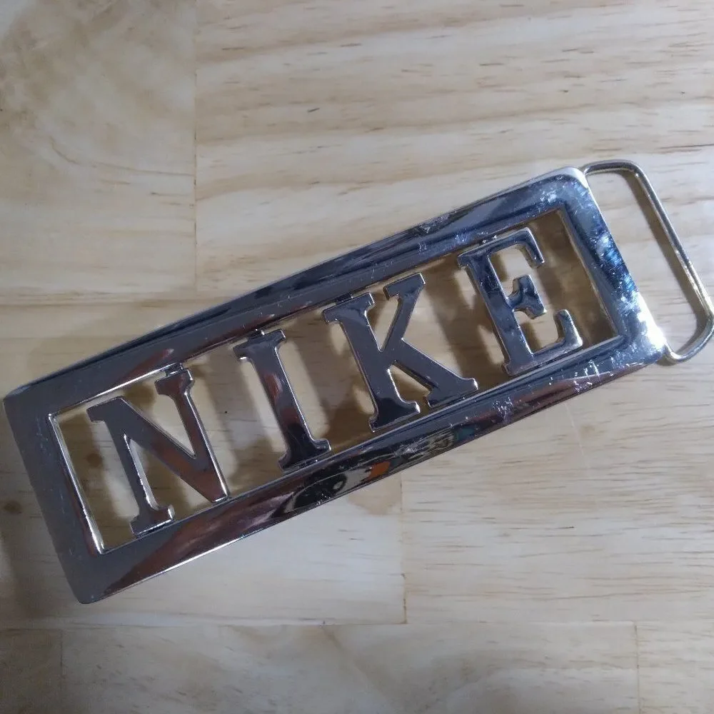 Nike Spell Out Logo Belt Buckle